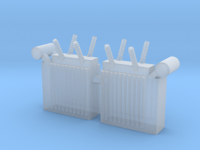 Power Substation (x2) 1/120 in Clear Ultra Fine Detail Plastic