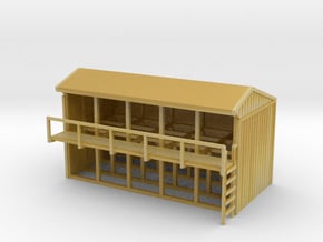 N-Scale Lumber shed in Tan Fine Detail Plastic
