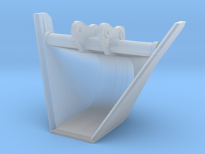 1:50 - Bucket "V" shape for 20-25t excavators in Clear Ultra Fine Detail Plastic