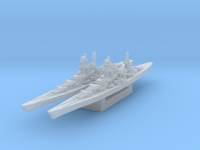 Scharnhorst and Gneisenau 1/3000 in Clear Ultra Fine Detail Plastic
