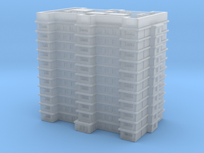 Residential Building 02 1/700 in Clear Ultra Fine Detail Plastic
