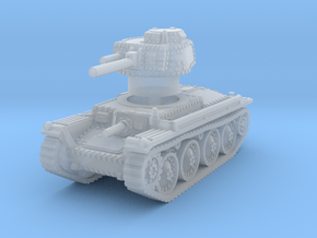 Panzer 38t A 1/160 in Clear Ultra Fine Detail Plastic