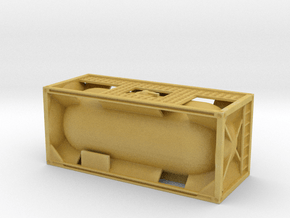 20ft Tank Container 1/220 in Tan Fine Detail Plastic