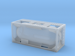 20ft Tank Container 1/220 in Clear Ultra Fine Detail Plastic