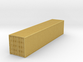 40ft Shipping Container 1/120 in Tan Fine Detail Plastic