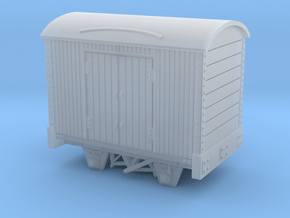 009 Goods Van, Horizontal Planked Ends in Clear Ultra Fine Detail Plastic