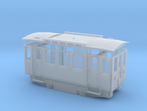 AE1m H0e / 009 electric railcar in Clear Ultra Fine Detail Plastic
