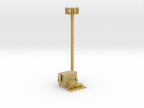 Cell Tower Site Parted 1-87 HO Scale in Tan Fine Detail Plastic