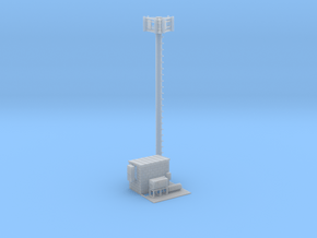 Cell Tower Site Parted 1-87 HO Scale in Clear Ultra Fine Detail Plastic