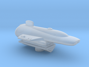 3788 Scale Baduvai Battle Frigate (FFB) CVN in Clear Ultra Fine Detail Plastic
