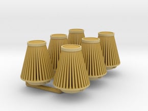 cone filters 1/25 x6 in Tan Fine Detail Plastic