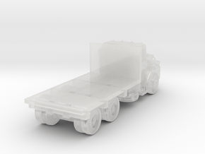 Mack Flatbed Truck - Z Scale in Clear Ultra Fine Detail Plastic