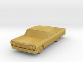 1964 Impala - Z scale in Gray Fine Detail Plastic