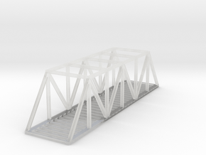Bridge - 100 foot - Zscale in Clear Ultra Fine Detail Plastic