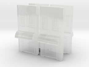 Factory Doors - Z scale in Clear Ultra Fine Detail Plastic
