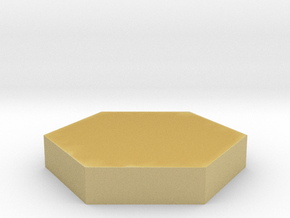 Color Wafer 2 - Flat in Tan Fine Detail Plastic