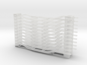 Automobile Frames - Z scale in Clear Ultra Fine Detail Plastic