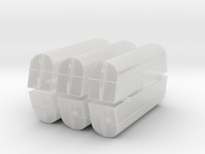 Milk Tank Car Ultra - Z Scale in Clear Ultra Fine Detail Plastic