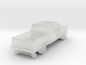 MOW Crew Cab Truck - Z Scale  in Clear Ultra Fine Detail Plastic