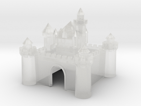 Castle - Ceramic - Z scale in Clear Ultra Fine Detail Plastic