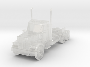 Peterbilt 379 Daycab - 1:144 scale in Clear Ultra Fine Detail Plastic