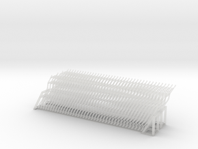 Auto Frames for Gondola - HOscale in Clear Ultra Fine Detail Plastic