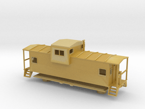 Widevision Caboose - Zscale in Gray Fine Detail Plastic