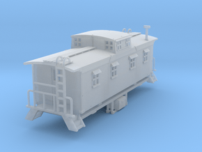 ACL M3 Caboose N 1/160 in Clear Ultra Fine Detail Plastic