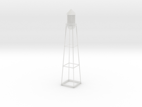 Water Tower II - Z Scale in Clear Ultra Fine Detail Plastic