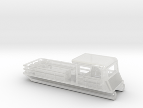 Pontoon Boat - Zscale in Clear Ultra Fine Detail Plastic