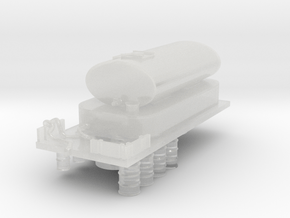Railroad MOW Oilcar - Zscale in Clear Ultra Fine Detail Plastic