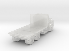 Mack Flatbed Truck - Nscale in Clear Ultra Fine Detail Plastic