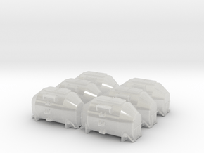EFKR Dry Bulk Container - Set of 6 - Zscale in Clear Ultra Fine Detail Plastic