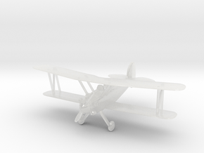 Biplane Ultra - Zscale in Clear Ultra Fine Detail Plastic