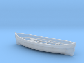S Scale Lifeboat in Clear Ultra Fine Detail Plastic