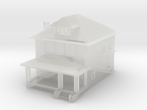 Sears Rockford House - Zscale in Clear Ultra Fine Detail Plastic