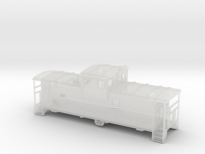 DMIR Widevision Caboose Early - Zscale in Clear Ultra Fine Detail Plastic