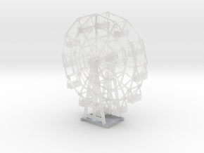 Ferris Wheel - Zscale in Clear Ultra Fine Detail Plastic