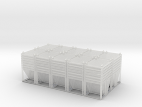 Dolomite Container Set - HOscale in Clear Ultra Fine Detail Plastic