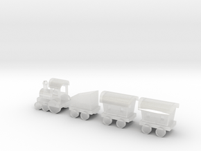 Toy Train in Clear Ultra Fine Detail Plastic