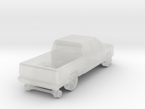 MOW Crewcab Pickup - Nscale in Clear Ultra Fine Detail Plastic