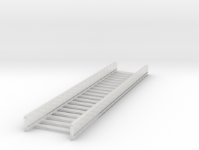 Plate Girder Bridge - 80 foot - Zscale in Clear Ultra Fine Detail Plastic