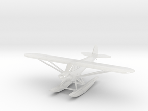 Piper PA18 Float Plane - Zscale in Clear Ultra Fine Detail Plastic