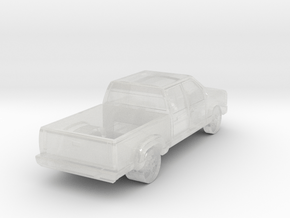 Dual Rear Wheel Crewcab Pickup - Zscale in Clear Ultra Fine Detail Plastic