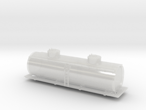 Two Dome Tank Car - Zscale in Clear Ultra Fine Detail Plastic