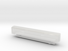 GN Lightweight Storage/Mail Car - Zscale in Clear Ultra Fine Detail Plastic
