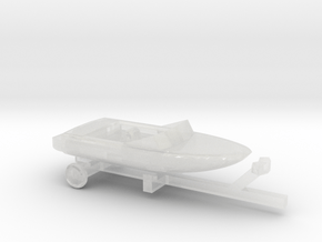 Pleasure Boat - 1:120scale in Clear Ultra Fine Detail Plastic