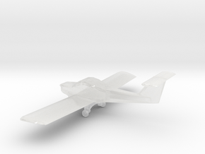 Piper Tomahawk - 1:500scale in Clear Ultra Fine Detail Plastic