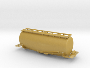 Whale Belly tank car - HOscale in Tan Fine Detail Plastic