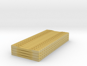 Concrete Tie Load Block - HOScale in Tan Fine Detail Plastic